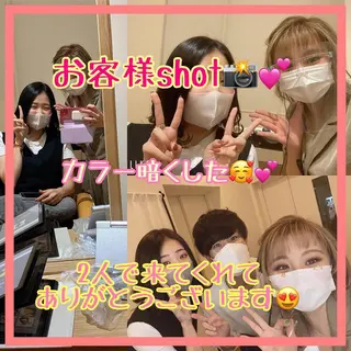 ショート カラー メンズ キッズ ✂︎ショート、ボブ、 レイヤー🩵YUMIのヘアスタイル