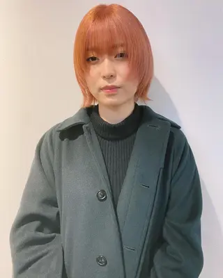 ショート カラー 🧡色落ちまで2度綺 麗なカラー🧡ヨシキのヘアスタイル