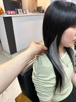 ロング 坪井 拓海のヘアスタイル