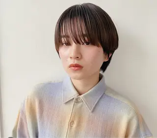 ショート 似合わせカット‪// 鶴我万唯華のヘアスタイル