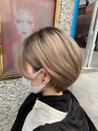 カラー 森田 健介のヘアスタイル