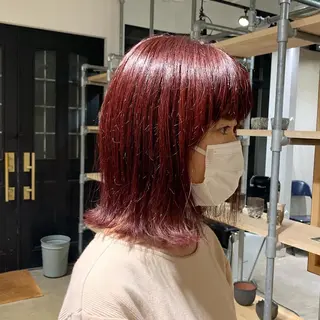 ミディアム カラー コウノス マサコのヘアスタイル