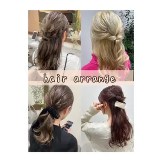 セミロング 韓国風パーマ/ヘア セット/店長みづきのヘアスタイル