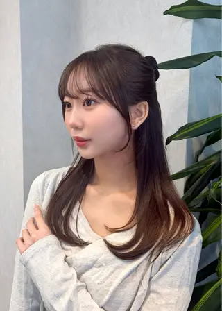 ミディアム 🩵似合わせカット/ カラー/あさか 🩵のヘアスタイル