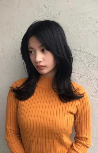 ロング 菊池 幹のヘアスタイル