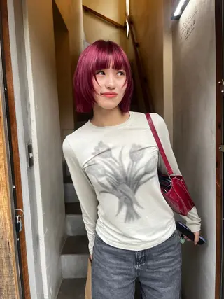 ショート カラー 🦮shiori アイドルオタク🦮のヘアスタイル