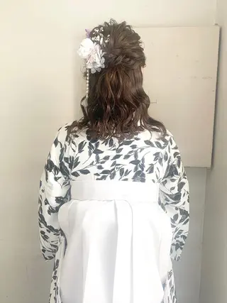 ミディアム カラー パーマ ヘアアレンジ メンズ キッズ ネイル マツエク・マツパ アイブロウ 🦕ウルフカット 🦕ａｋｉｈｏのヘアスタイル