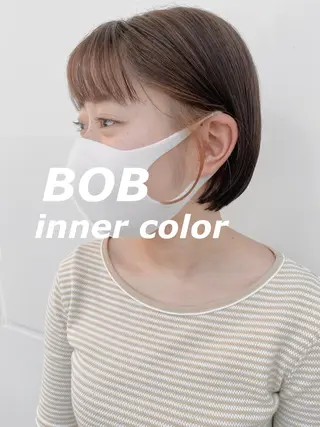 ショート カラー ヘアアレンジ AGU akariのヘアスタイル