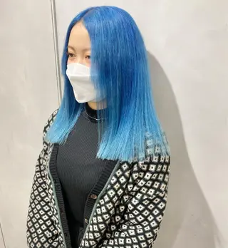 セミロング カラー カラー系/カット特化 🟠オオタキマサシのヘアスタイル