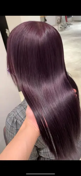 ロング カラー れい🫧 ハイトーン特化のヘアスタイル