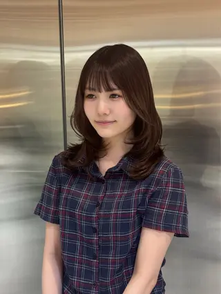 ロング カラー 絶対垢抜けレイヤー/ 透明感カラーリョウヤのヘアスタイル