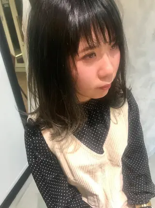 ミディアム カラー 松村 崇弘のヘアスタイル