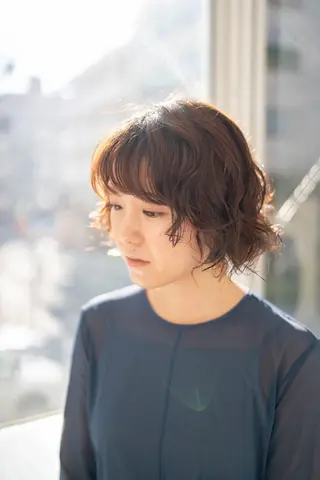 パーマ ショート Lazo/ 原弥和子のヘアスタイル