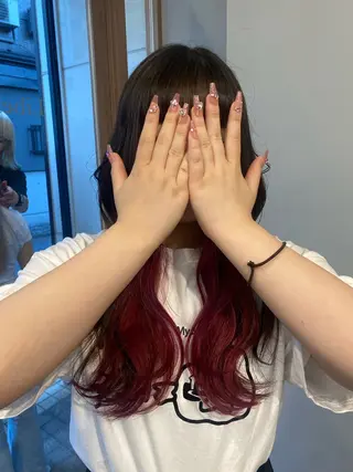 セミロング カラー 🐾Libero🐾 柏　KONOMIのヘアスタイル