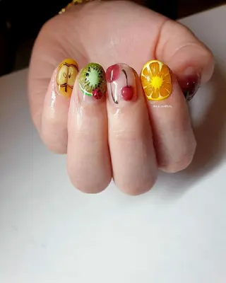 ネイル 3dパーツ/流行り 👧shushu❤️のネイルデザイン