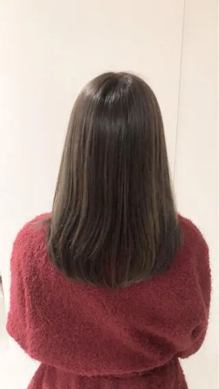 セミロング カラー レイヤー/ウルフ ハイトーンhiroのヘアスタイル