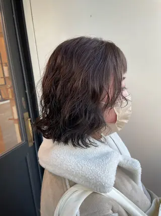 ショート カラー パーマ 🎀レイヤー/パーマ カラー/ai🎀のヘアスタイル