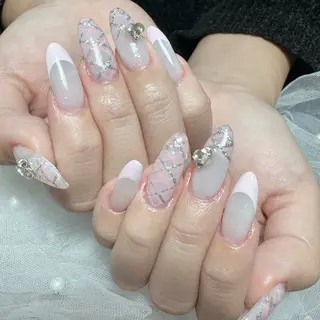 ネイル 🎀nana🫧 ワンホンネイル🎀のネイルデザイン