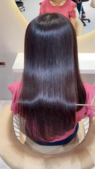 ロング レイヤー❣️縮毛矯 川村利幸のヘアスタイル