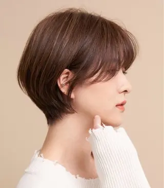 ショート ショートボブ/グラボ ブ松野和志のヘアスタイル