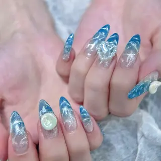 ネイル BLUE CORAのネイルデザイン