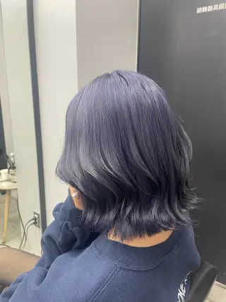ミディアム カラー 新宿/韓国ヘア/ 髪質改善ストレートのヘアスタイル
