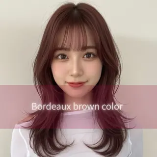 ロング カラー 中韓🇨🇳🇰🇷 トレンド&髪質改善のヘアスタイル