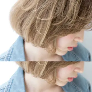 ミディアム カラー 内藤 達也のヘアスタイル