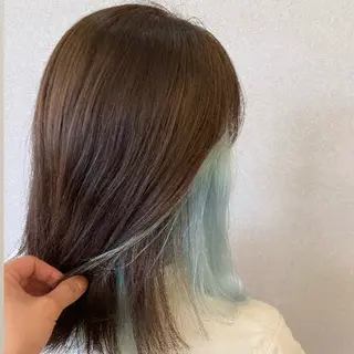 ミディアム カラー 前田 知輝のヘアスタイル