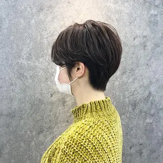 ショート 所渉/韓国レイヤー /ウルフカットのヘアスタイル