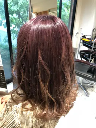 ロング カラー ヘアアレンジ 透明感カラー🤎 ゆりのヘアスタイル