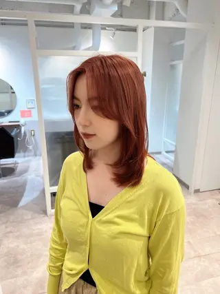 ミディアム カラー Eleanor 池袋 ミカのヘアスタイル