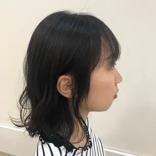 ミディアム カラー パーマ リリー /Men's/パーマのヘアスタイル