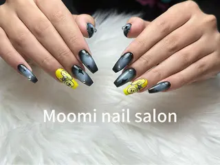 ロング 長さだし専門 Moominのネイルデザイン
