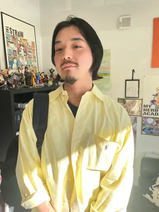 ミディアム アトム/ウルフ パーマ/レイヤーのヘアスタイル