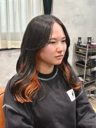 ロング カラー 中川 もえか【明石】のヘアスタイル