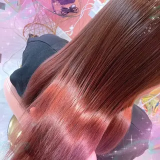 ロング カラー ビューティサロン ミルクのヘアスタイル