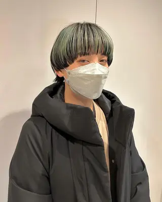ショート カラー 西原 大智のヘアスタイル