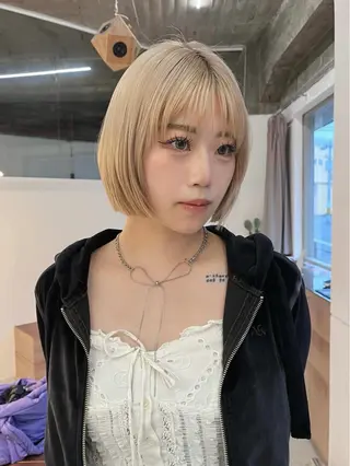ショート anri/大阪/ ボブカットのヘアスタイル