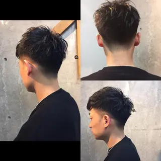 ショート メンズ 及川 光のヘアスタイル
