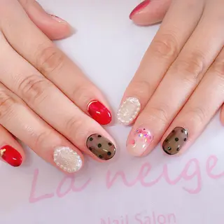 ネイル La neige* yuki 🐩🌙のネイルデザイン