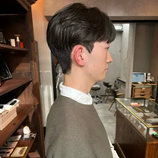 ショート パーマ メンズ ダウンパーマ 【sity.ザイク】のヘアスタイル