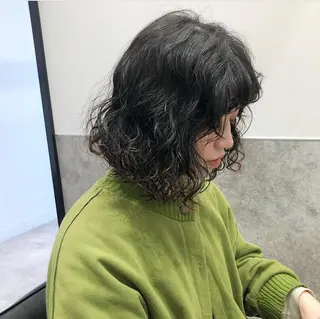 ミディアム カラー パーマ ヘアアレンジ メンズ キッズ stylist 🌸 kana.のヘアスタイル
