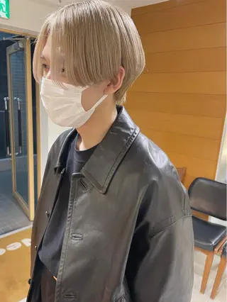 カラー メンズ 齋藤 咲のヘアスタイル