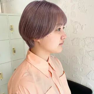 ショート カラー 🌿レイヤーボブ/パ ーマ🌿　木梨健太のヘアスタイル