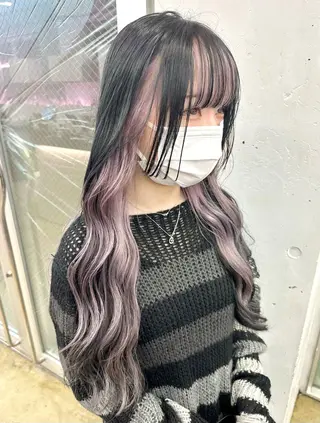 ロング カラー パーマ ヘアアレンジ メンズ ササキカズマ〻透明感 〻色落ち〻赤み消しのヘアスタイル