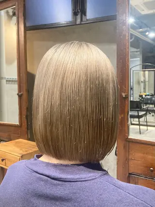 ミディアム カラー パーマ ヘアアレンジ ✂️ボブ/レイヤー /艶カラー🌷喜美花のヘアスタイル