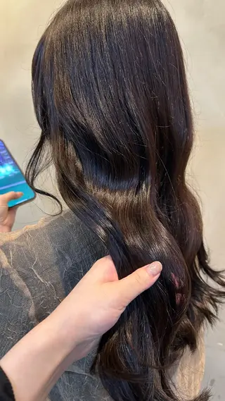 ロング かじももな｜女性限定 パーマモデル募集！のヘアスタイル