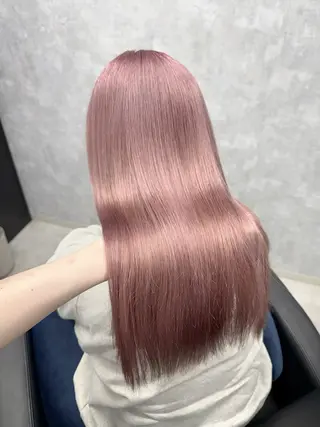 ロング ハイトーン×艶カラー 🤍MIZUKIのヘアスタイル