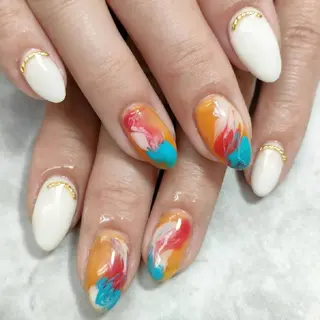 ネイル カルフール リル MOEのネイルデザイン